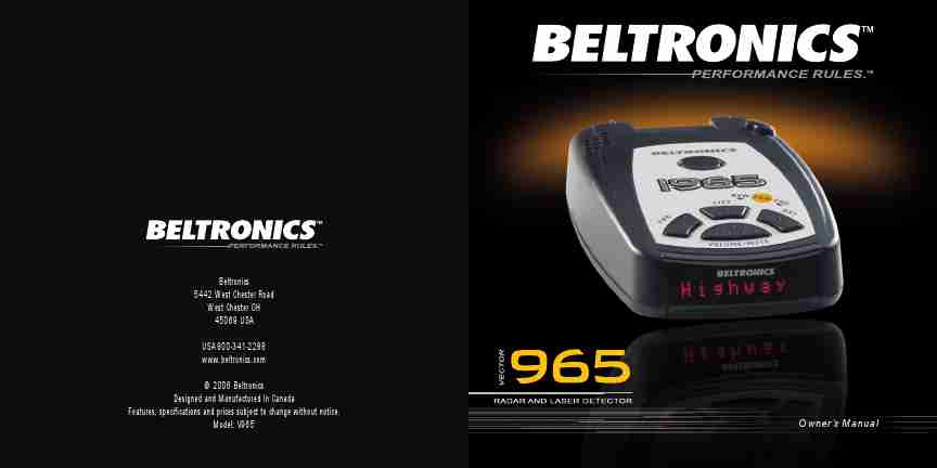 Beltronics Radar Detector V965-page_pdf